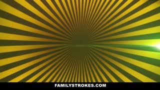 ❤️Family Strokes - Hot MILF Stepmom Stuck And Fucked Under Table By Her Horny Stepson