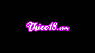 Thicc18 - Angel Youngs - Casting and Creampie PAWG With Big Natural Tits