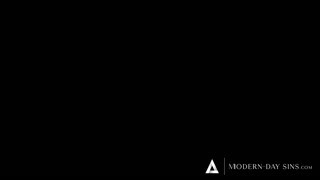 MODERN-DAY SINS - Wild Hime Marie & Ember Snow’s Squirting Orgasms Soak Hung Stud In FFM Threesome