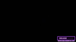 DELUXEDIVAS - Elle Brook Pulls Her Panties To The Side For His Big Dick And Creampie