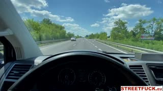 StreetFuck - Hitchhiking Slutty Zuzu Sweet Seduces Driving Married Man