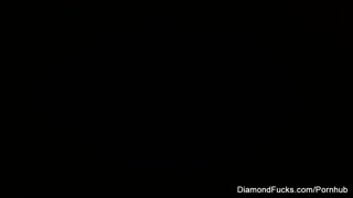 Diamond Kitty shares a big cock with Britney Amber