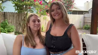 Threesome With Busty Blondies Angel Youngs And Angie Faith