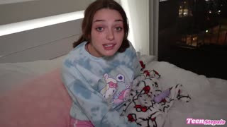 Daddy Johnny Loves to Make Shro0ms Tight Pussy Squirt With Her Cute Butt Plug In