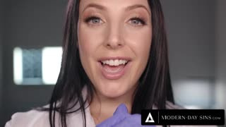 MODERN-DAY SINS - All-Natural Exhibitionist Gives Virgin Boyfriend The BEST Movie Theatre Blowjob!